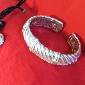 Judith Ripka Sterling Bracelet set